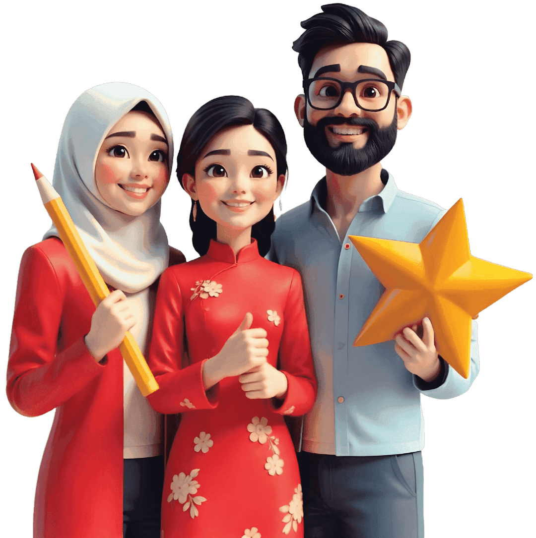 Trio Illustration